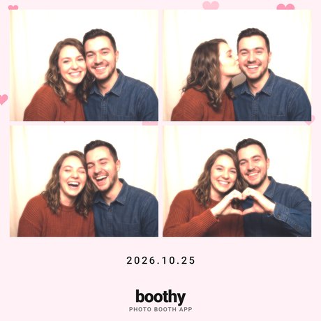 Couple 2x2 grid with the Dreamy look and hearts